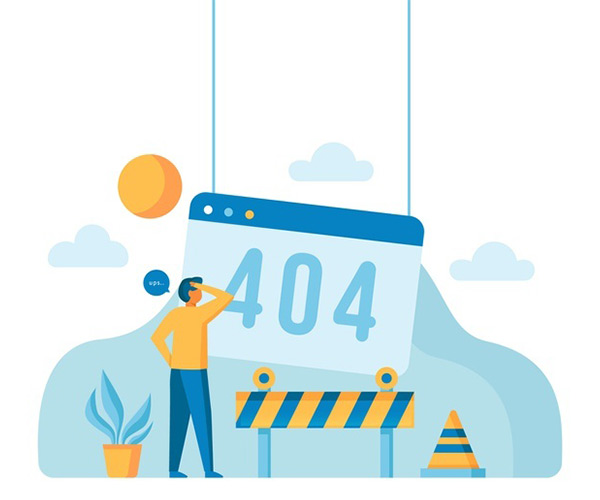 طراحی صفحه 404 سایت