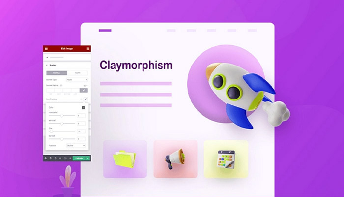 طراحی Claymorphism